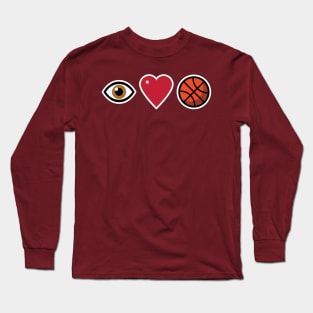 I Love Basketball Long Sleeve T-Shirt